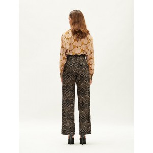 HIGH-WAISTED WIDE-LEG PANTS GATSBY BLACK / WE ARE 