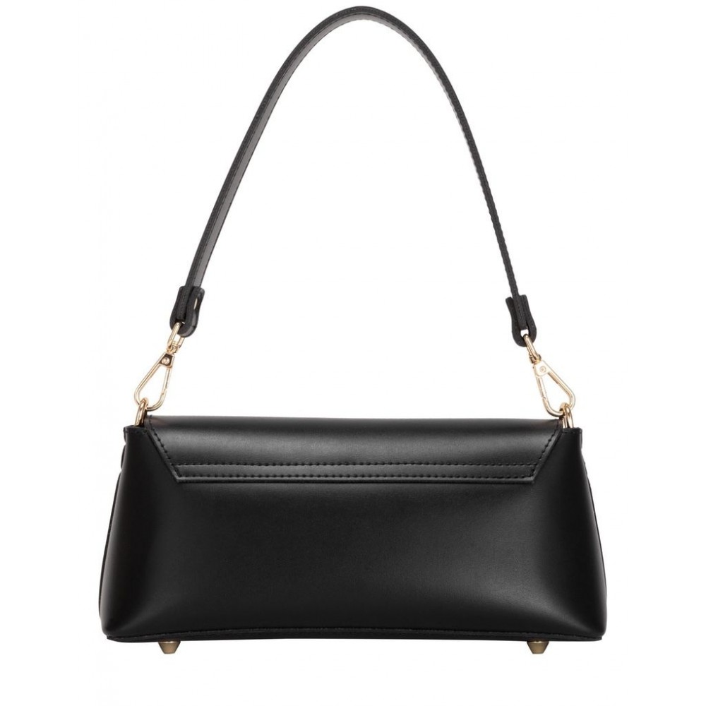 Every Other A Line Clasp Shoulder Bag in Black