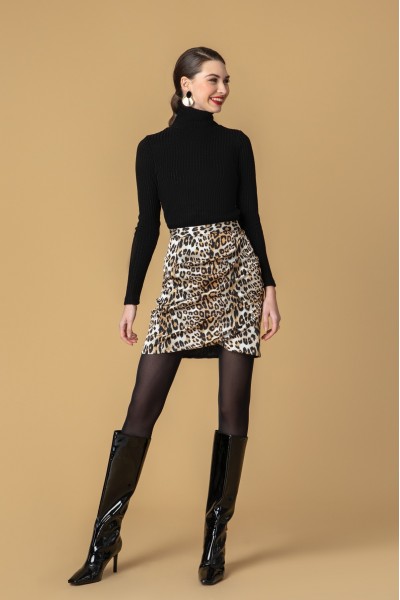 Harper Mini Skirt – Leopard / MOUTAKI