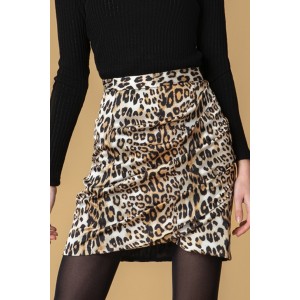 Harper Mini Skirt – Leopard / MOUTAKI