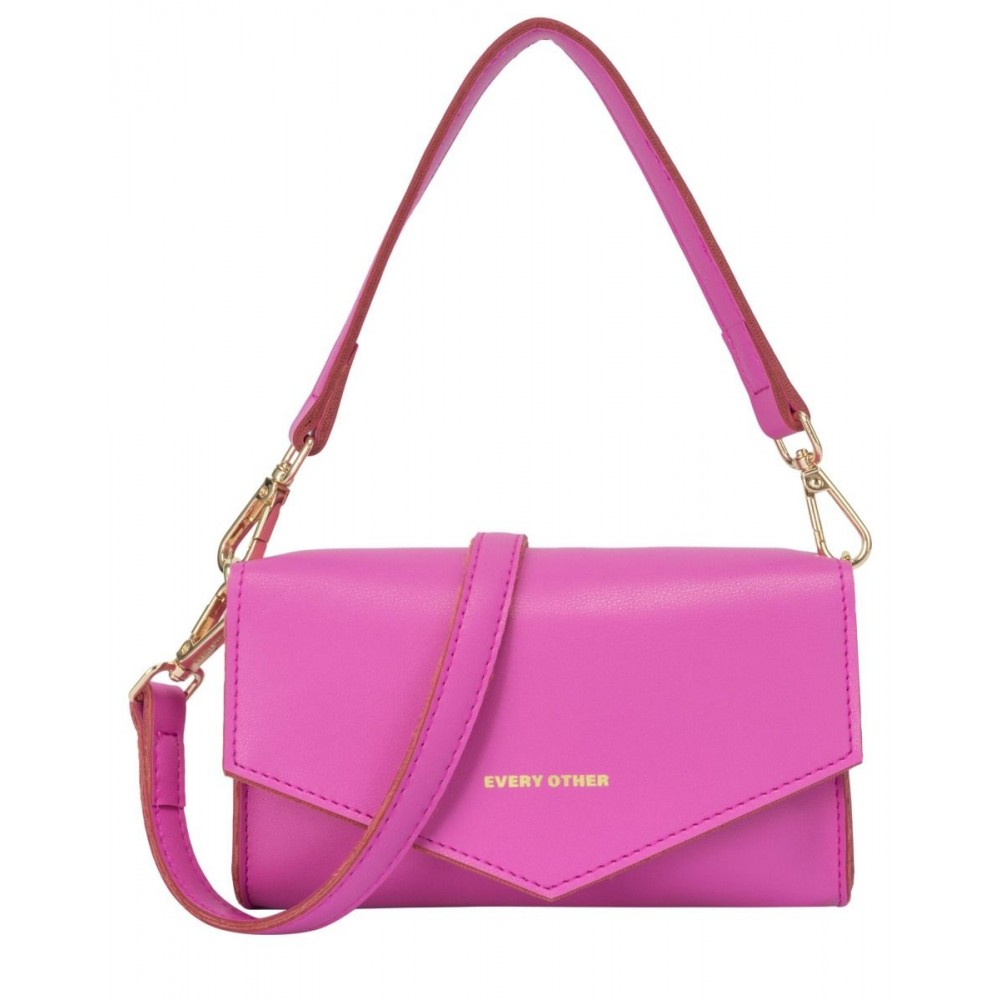 Every Other Dual Strap Flap Bag in Pink