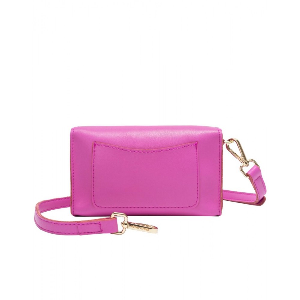 Every Other Dual Strap Flap Bag in Pink