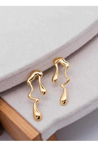 Streak Gold Earrings