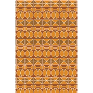 KALAMOTI Maxi Dress (Pyrgousika brown/orange)