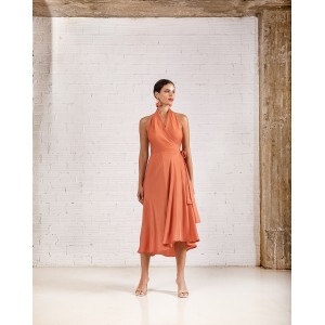 CORA MIDI DRESS (PAPRIKA)