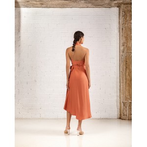 CORA MIDI DRESS (PAPRIKA)